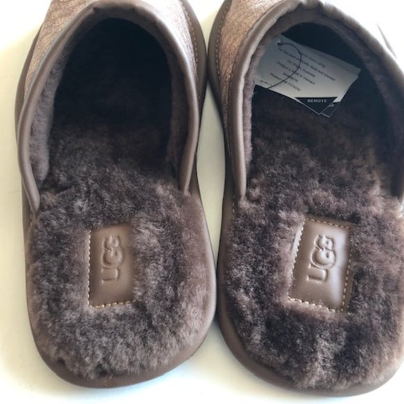 UGG Scuff Logo Jacquard slip-on slipper. Size: 10, 11 - Picture 8 of 11